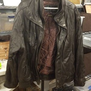 Wilsons Medium Dark Brown Leather jacket